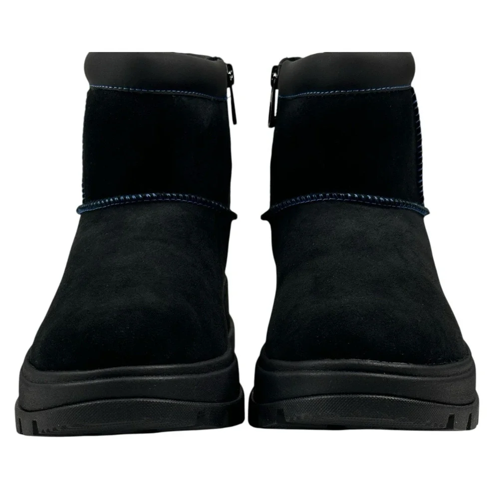 Koolaburra by UGG Koola Mini Hybrid Waterproof Black Suede Boots Womens 7 New